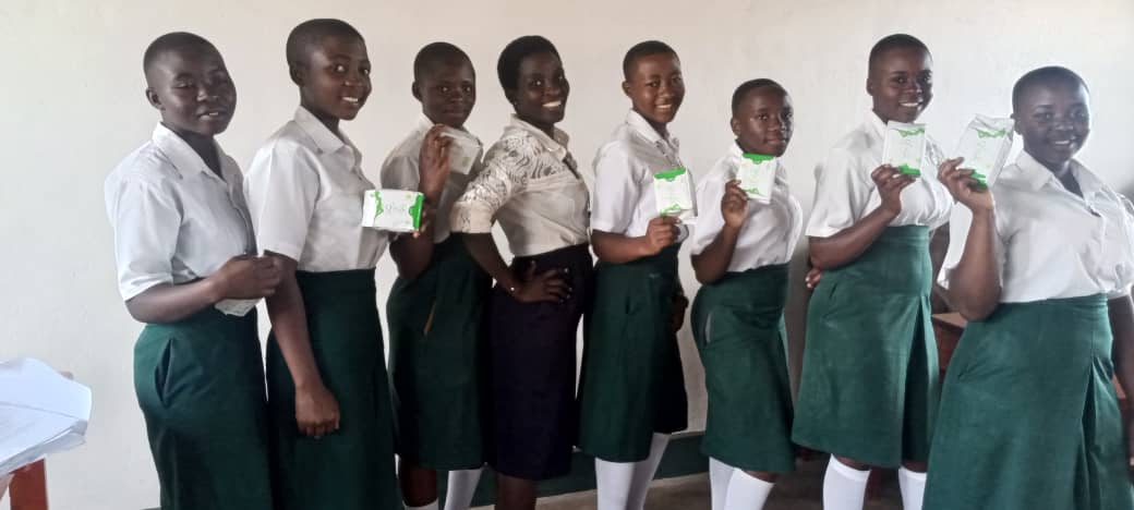Students gathered during a school health activity.